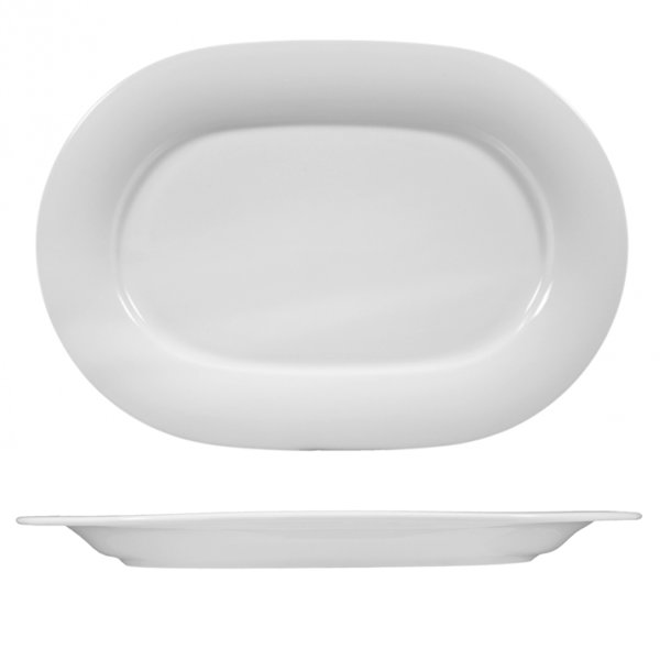 504618 Блюдо овальне 32 см серія "Savoy"