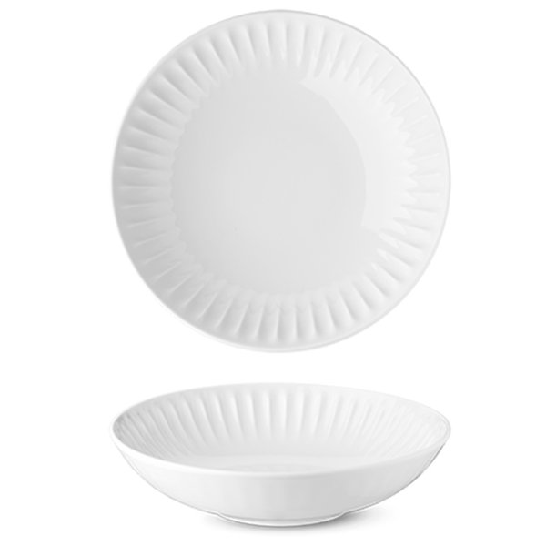 RIB1922 Тарілка глибока кругла 22 см, серія "Ribby"