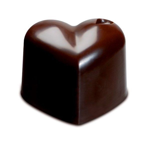 SCG01 Форма силіконова для шоколаду "сердечко" 30х22х25 мм