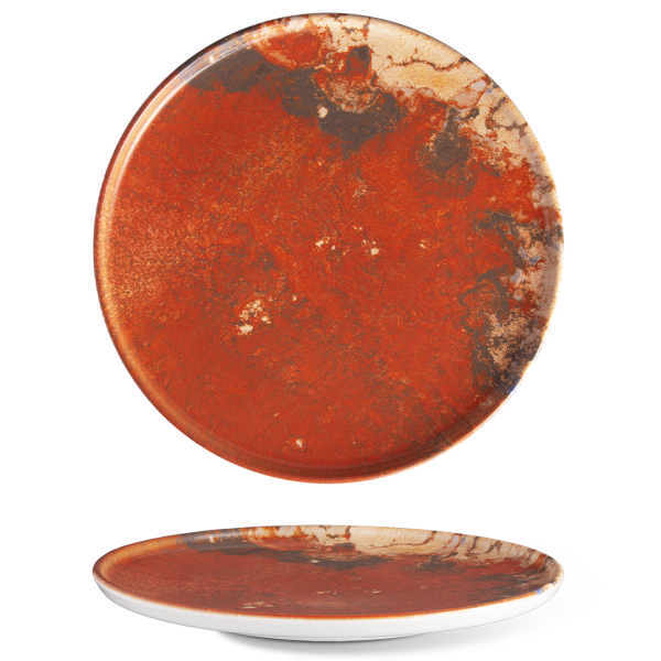 OPT2124-T0010 Тарілка кругла 24 см серія "Optimo" декор "Marble"