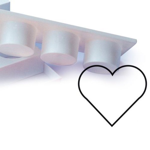 EM 7 Видавлювач "Серце"  d=65 mm, h=40,30 mm