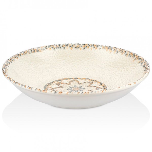 TN-TS-FL-23-CK Тарілка глибока 23 см (1000 мл), декор Tessera, серія "Tinta"