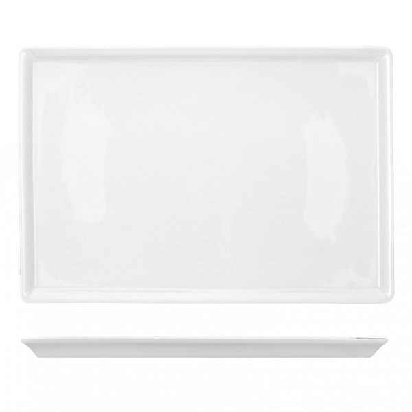 659428 Блюдо прямокутне для викладки 32,5х22,4х1,8 см серія "Buffet Gourmet"