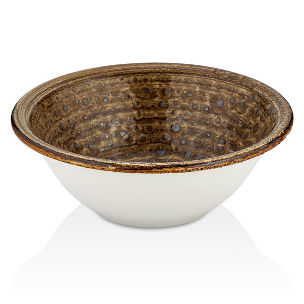 CW-YL-ZT-18-KS Салатник 18 см (650 мл), декор Yellow, серія "Cowry"