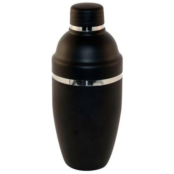 TIN06SB Шейкер чорний матовий 500 мл, сталь 18/10