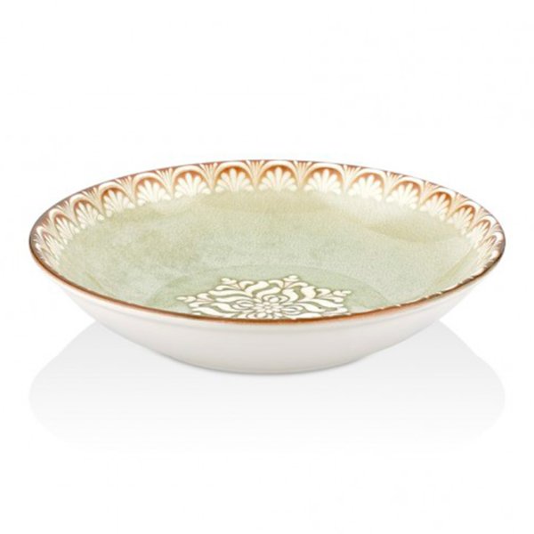 TN-RM-FL-25-CK Тарілка глибока 25 см (1300 мл), декор Rome, серія "Tinta"