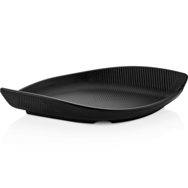 32028.BL Блюдо чорне 28,6*12,7 см