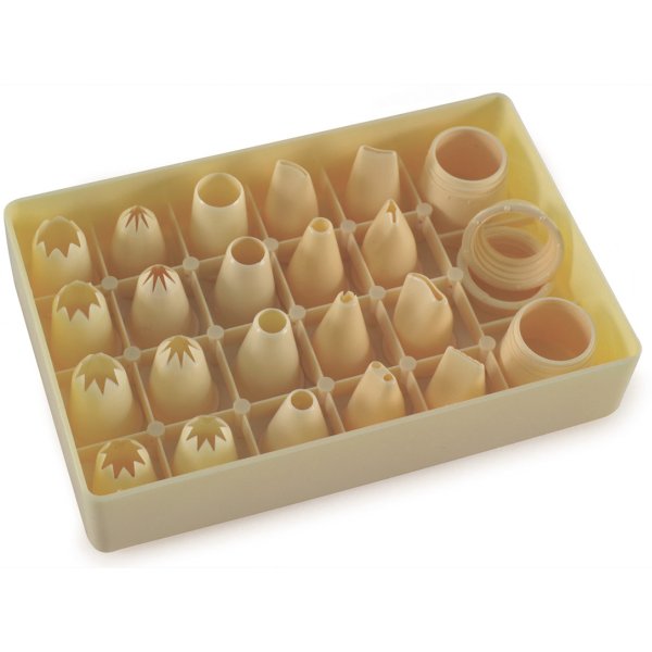 BOSPL 3 Набір кондитерських насадок пластик 20 шт.