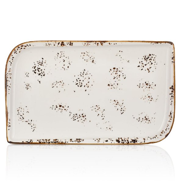 HA-EL-AR-40-DT Блюдо прямокутне 35х21 см (діагональ 40 см), колір білий (Elegance), серія "Harmony"