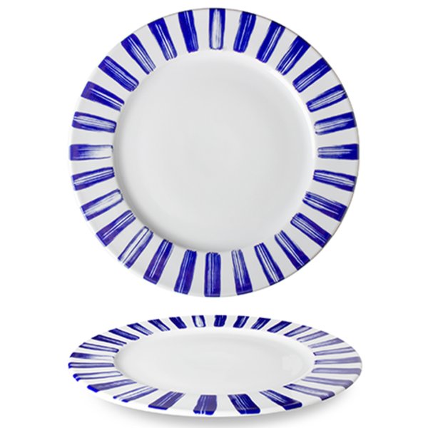 MIR2131-X8853 Тарілка кругла 31 см декор Maritime серія "Indigo"
