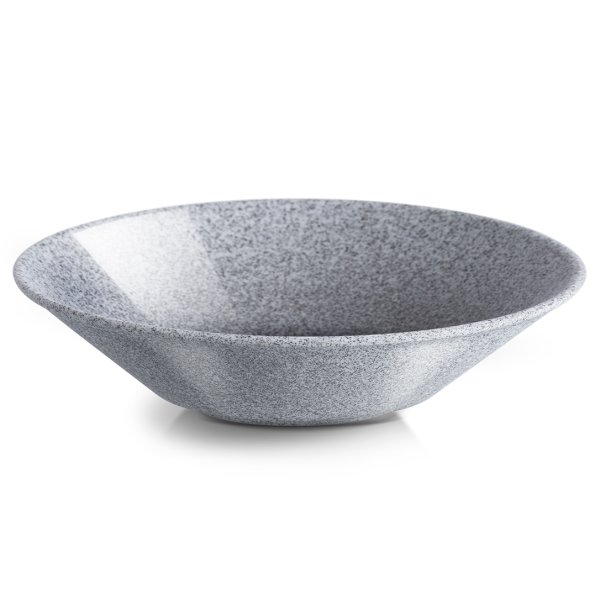 G1X1927 Салатник d 27 см, 1,500 л, колір світло-сірий, серія "Granit" (глянцеве глазування)