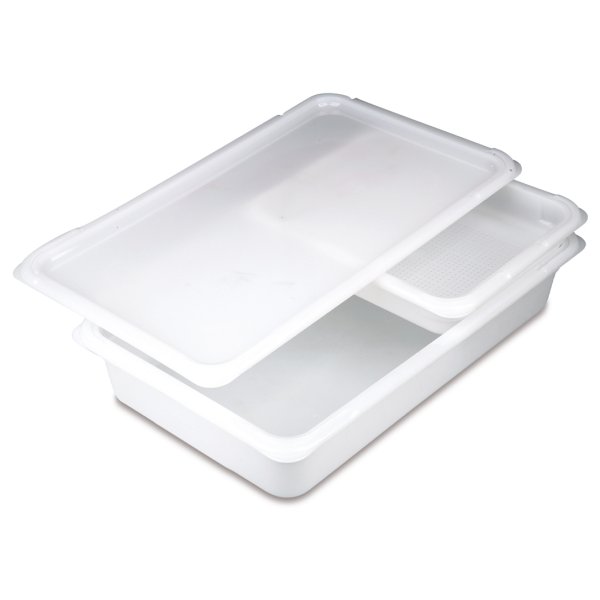 00290 Ємкість з кришкою та стрейнером для борошняних виробів (GN 1/1 -100 мм)