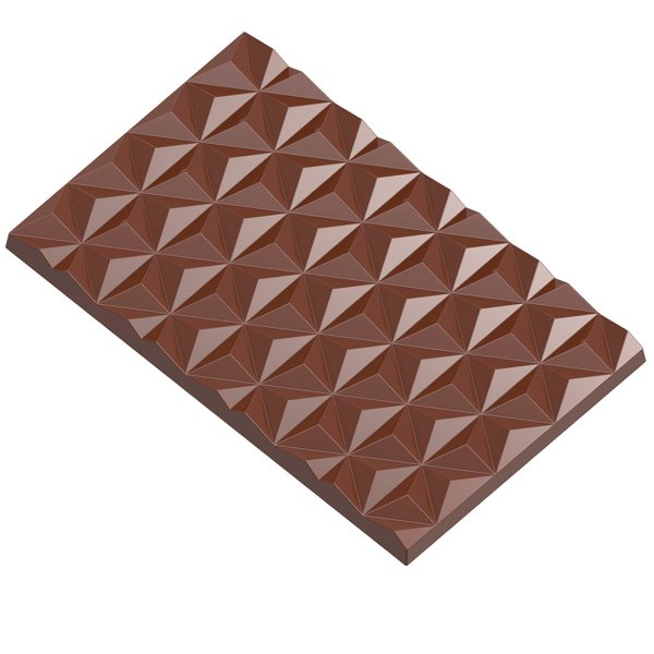 12006 CW Форма для шоколаду "піраміди" 123,5x76,5x7,5 мм, 1х2/63,5 г.