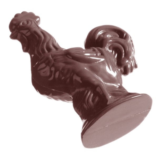 1185 CW Форма для шоколаду "Півник" 93x72x20 мм, 4 шт. x 50 г