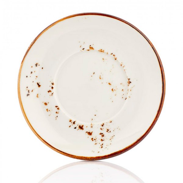 HA-EL-ZT-01-CT Блюдце 15,5 см під чашки на 220 і 280 мл, колір білий (Elegance), серія "Harmony"