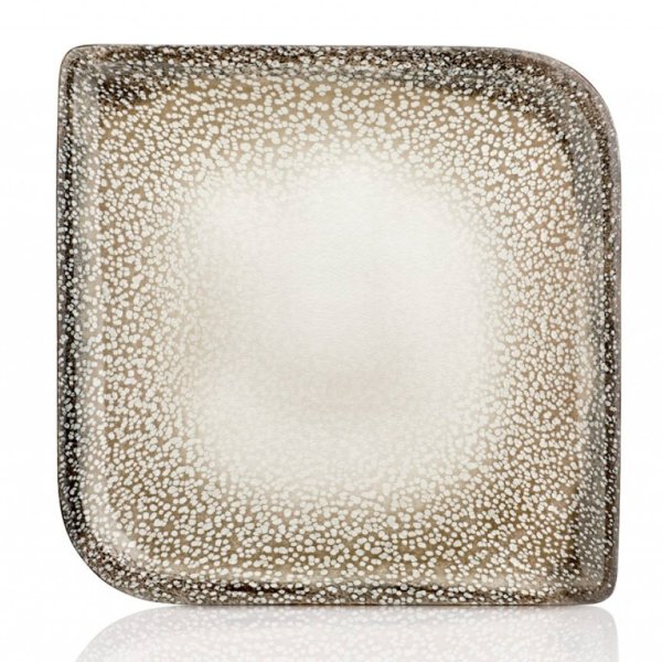 TN-SZ-AR-30-KR Блюдо квадратне 22х22 см (діагональ 30 см), декор Spazio, серія "Tinta"