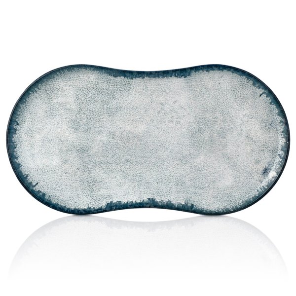 SM-ABB-26-DT Блюдо овальне 26х15 см (діагональ 26 см), колір синій (Ambience Blue), серія "Smooth"