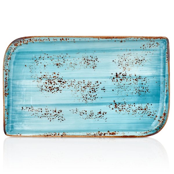 HA-IN-AR-40-DT Блюдо прямокутне 35х21 см (діагональ 40 см), колір блакитний (Infinity), серія "Harmo