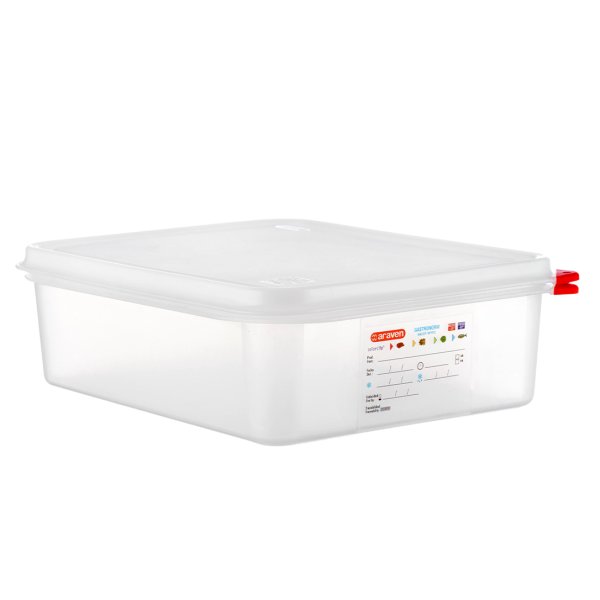 03032 Ємкість для зберігання з кришкою 1/2 - 325x265x65 мм з поліпропілену 3,8 л