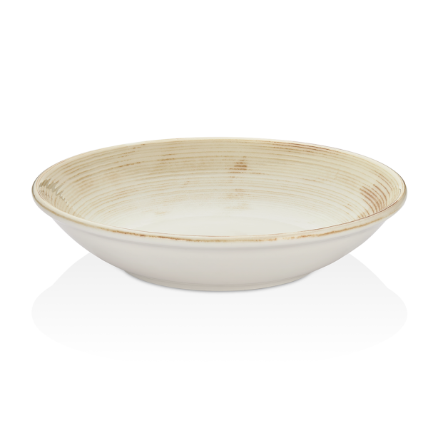 TN-FB-FL-23-CK Тарілка глибока 23 см (1000 мл), декор Falme, серія "Tinta"