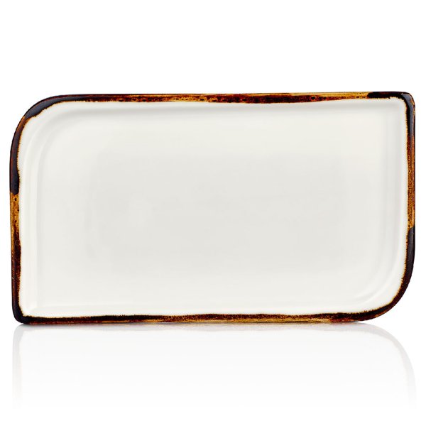 HA-GL-AR-38-DT Блюдо прямокутне 35х16 см (діагональ 38 см), колір білий (Gleam), серія "Harmony"