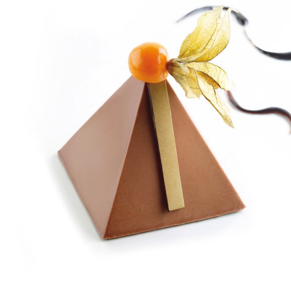 SQ057/YL Форма силіконова 600x400 мм, "піраміда" 72х72 мм, h 60 мм