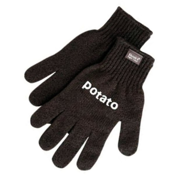 48518-01 Рукавиці для очищення картоплі,чорні