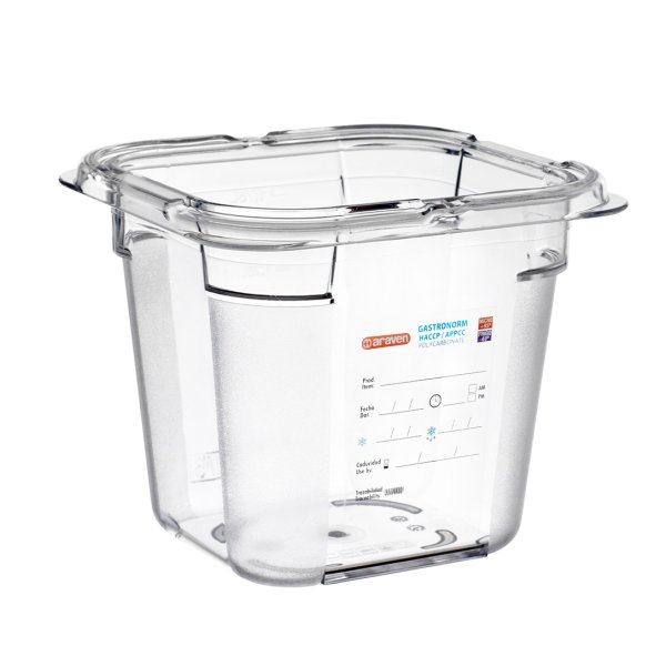 09798 Гастроємність 1/6 - 176х162х150 мм з полікарбонату 2,15 л