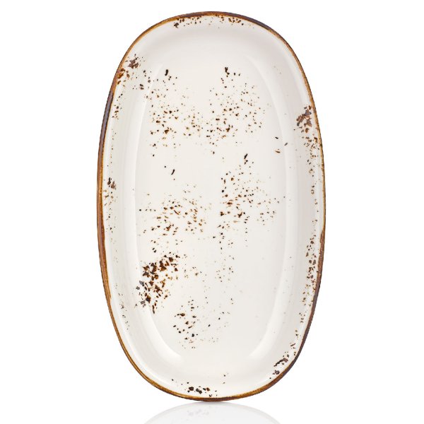 HA-EL-ZT-29-OV Блюдо овальне 29х17 см, колір білий (Elegance), серія "Harmony"
