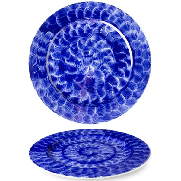 MIR2131-X8856 Тарілка кругла 31 см декор Plaite серія "Indigo"