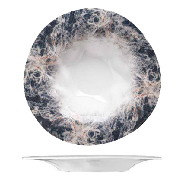 FLA2125-K0048 Тарілка кругла 25 см серія "Flamenco" декор "Astro"