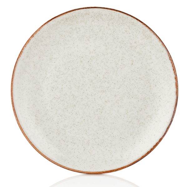 EF-DS-ZT-23-DZ Тарілка кругла 23 см, декор Dust, серія "Effect"