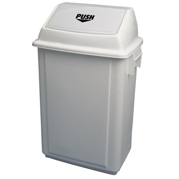 16275 Контейнер для сміття, 40 л  (біла кришка)