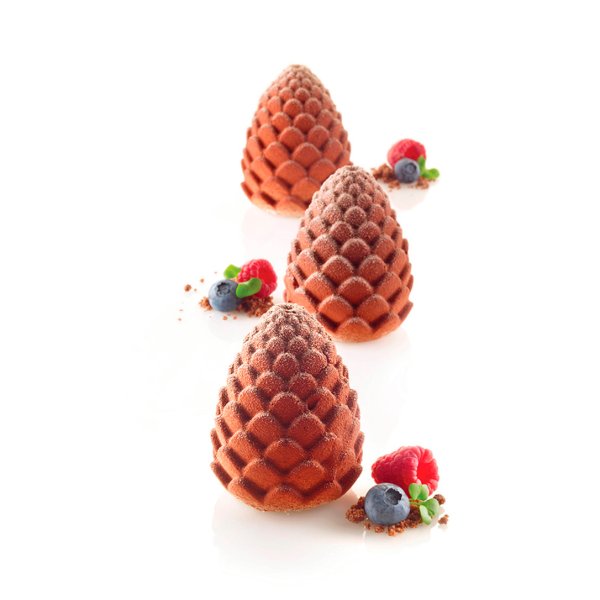 FORESTA 110 Форма силіконова Ø 60 h 73 mm, 550 ml + пластиковий трей