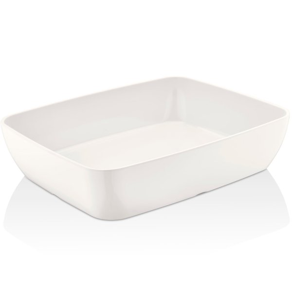 42012.CW Ємність меламінова кремова GN 1/2, h-7,5 см