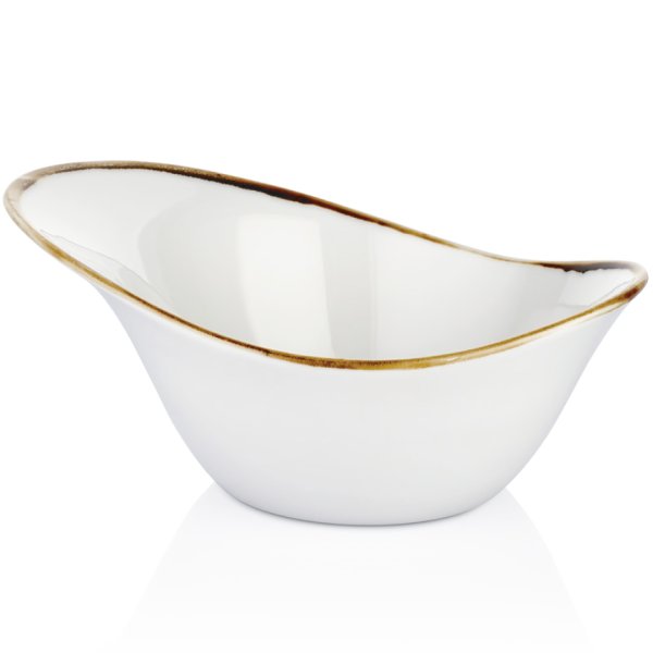 HA-GL-ZT-18-OKS Салатник 18 см (350 мл), колір білий (Gleam), серія "Harmony"