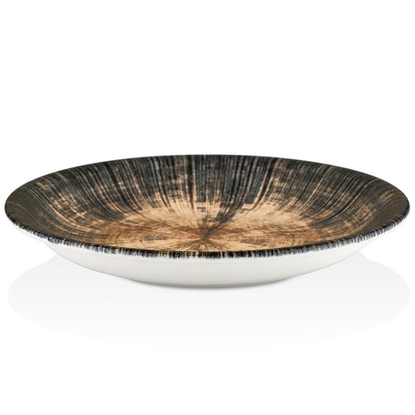 TN-KL-ZT-21-CK Тарілка глибока низька 21 см (500 мл), декор Kolezyum, серія "Tinta"