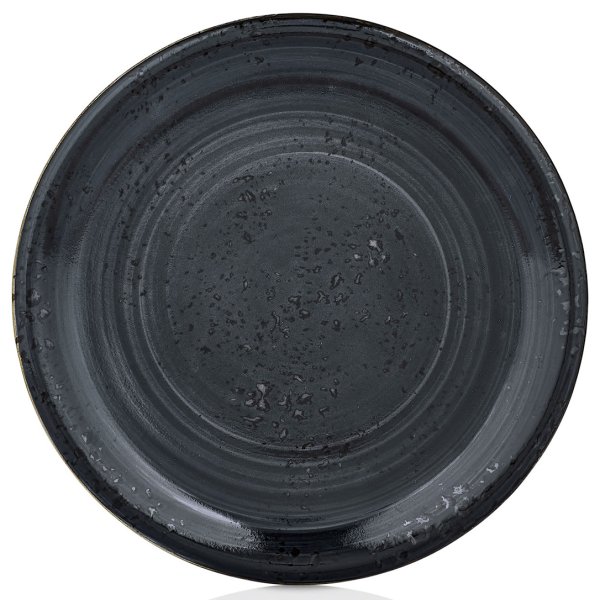 HA-BA-ZT-27-DZ Тарілка кругла 27 см, колір темно-синій (Balance), серія "Harmony"