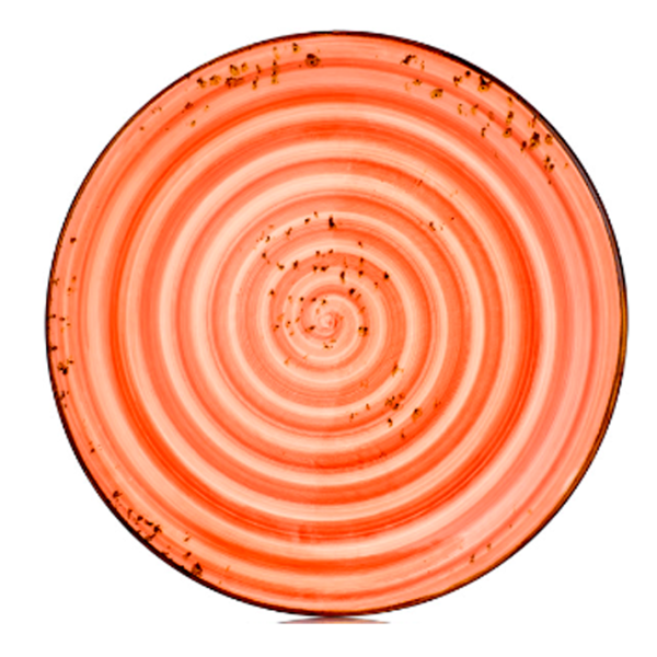 HA-LT-ZT-21-DZ Тарілка кругла 21 см, колір теракотовий (Laterite), серія "Harmony"