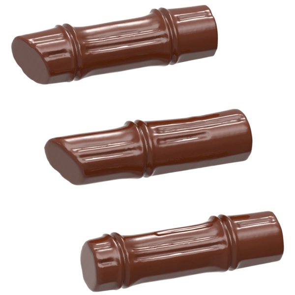 1639 CW Форма для шоколаду "бамбук" 52x15,5x7 мм, 5х4 шт.(3 фігурки 2х4 г)