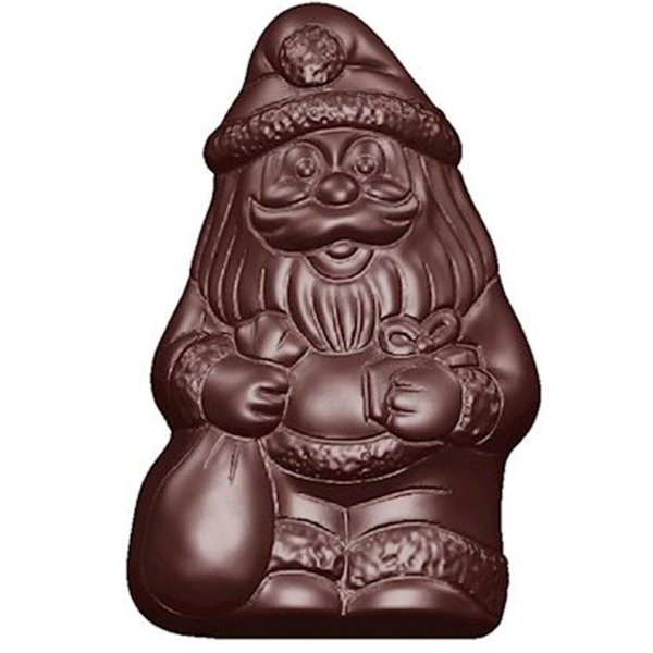 1636 CW Форма для шоколаду  "Санта" 53,5х34 мм h10 мм, 2х6 шт./11 г