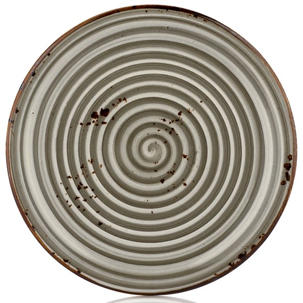 HA-SP-ZT-21-DZ Тарілка кругла 21 см, колір сірий (Supreme), серія "Harmony"