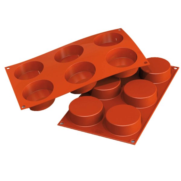 SF205 Форма силіконова "цилиндр" 70 mm h27 ,  6 x 103,5 ml = 621 ml