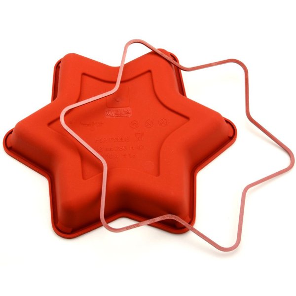 SFT201/C Форма силіконова "Зірка"  d 260 mm, h=40 mm