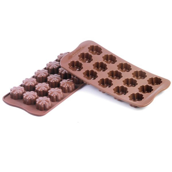 SCG08 Форма силіконова для шоколаду "квітка" 30х30х15,5 мм