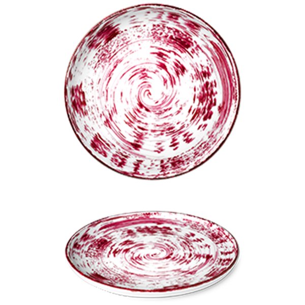 OPT2120-X9080 Тарілка кругла Red 20 см серія "Optimo Eddy"