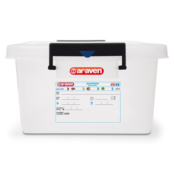 01173 Ємність для зберігання з кришкою 40 л - 530х396х225,5 мм з поліетилену