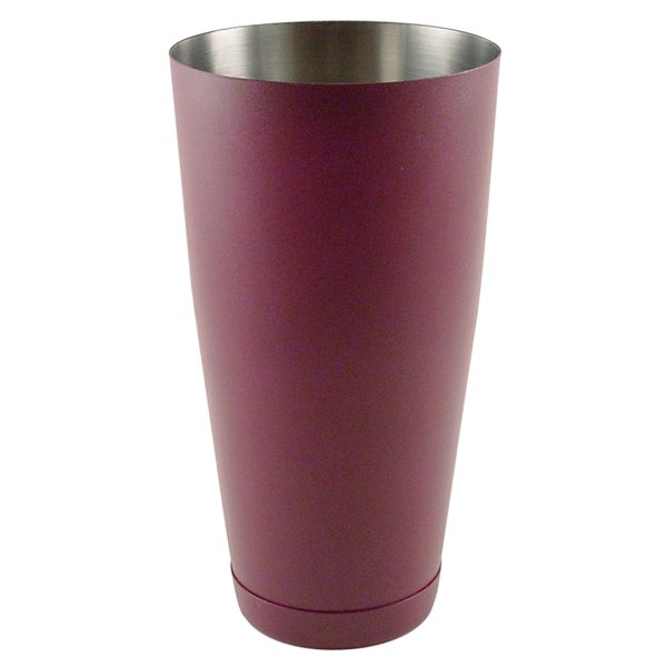 TIN04P Шейкер 840 мл, сталь 18/10, колір пурпурний