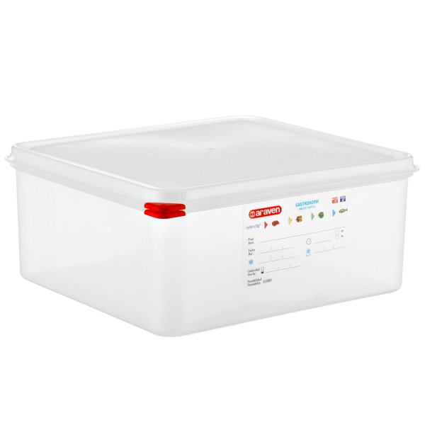 00470 Ємкість для зберігання з кришкою 2/3 - 354х325х150 мм з поліпропілену, 13,5 л