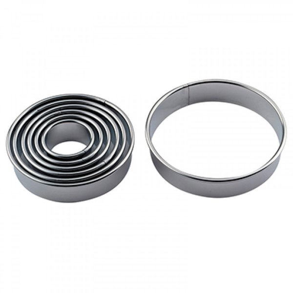 CUT1L16 Набір форм (коло) 16 шт, 20-140 mm, н/ж